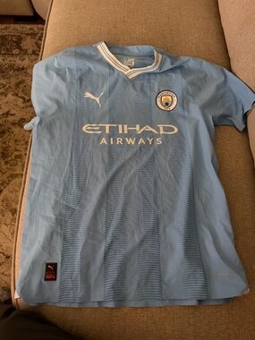 Puma Sky Blue Manchester City Official Jersey